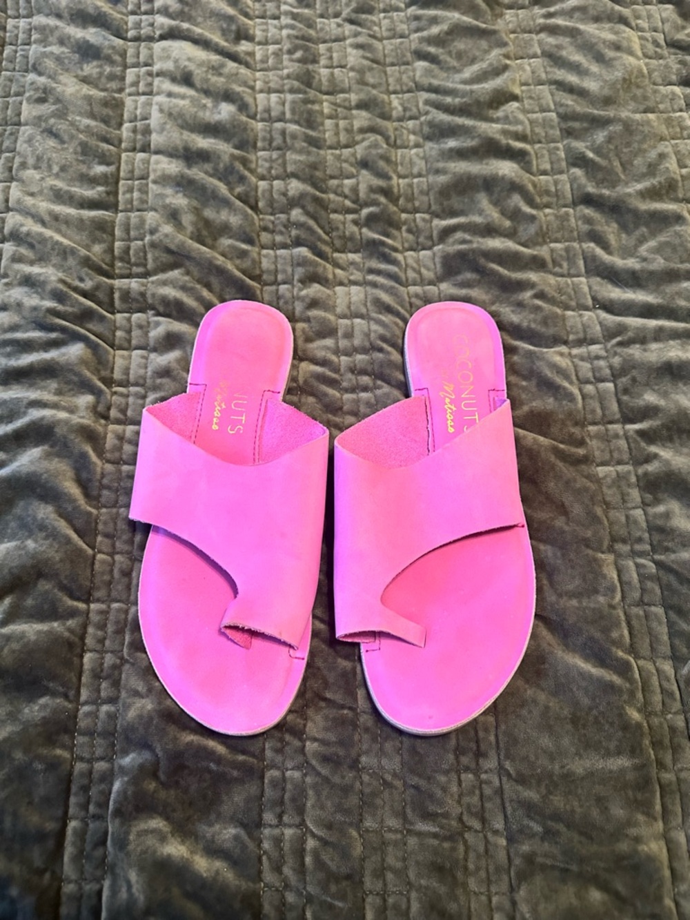 Coconuts by Matisse Hot Pink Slide Sandals